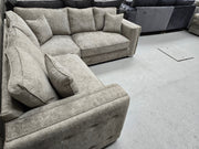 2c2 Monaco Corner 5 Seater Full Back Cushions (Alaska Truffle Color)