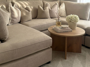 Carnaby Small U Shape Sofa Cream Fabric