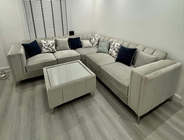 2C2 LAYLA SOFA ( ICE PLUSH VELVET)