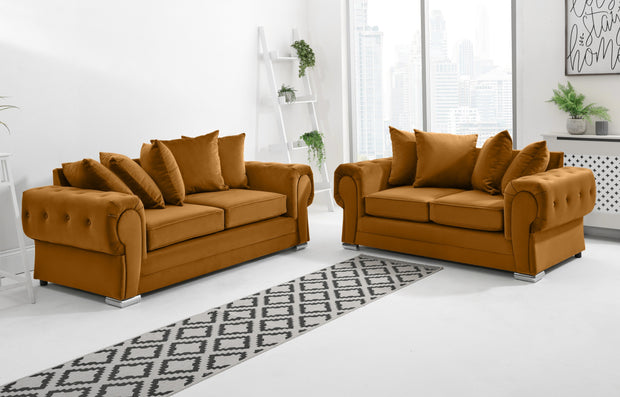 Verona Plush 3+2 Scatterback