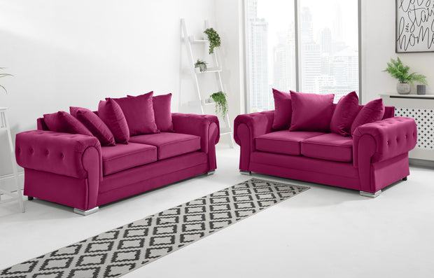 Verona Plush 3+2 Scatterback