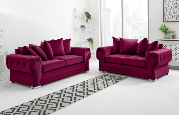 Verona Plush 3+2 Scatterback