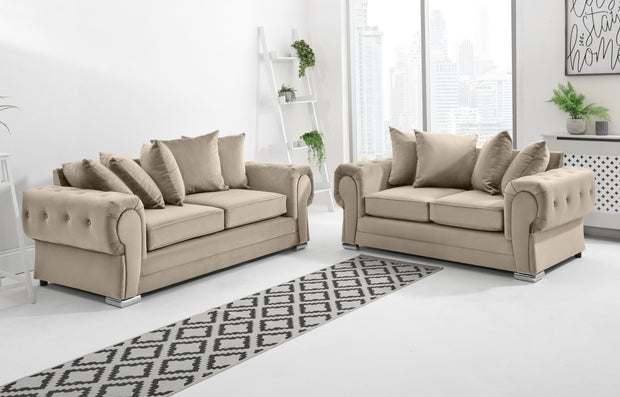 Verona Plush 3+2 Scatterback