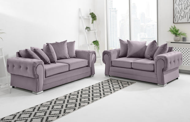 Verona Plush 3+2 Scatterback