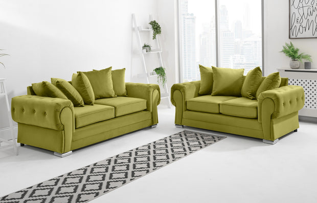Verona Plush 3+2 Scatterback