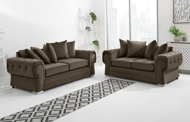 Verona Plush 3+2 Scatterback