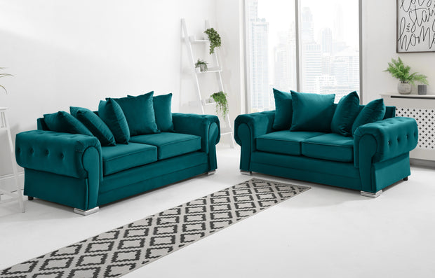 Verona Plush 3+2 Scatterback