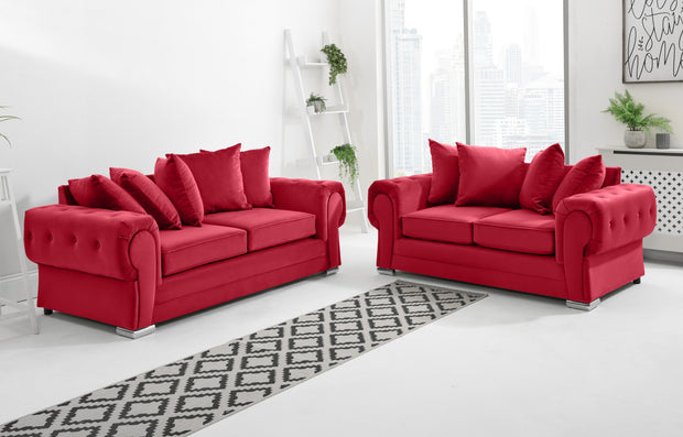 Verona Plush 3+2 Scatterback