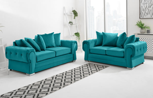 Verona Plush 3+2 Scatterback