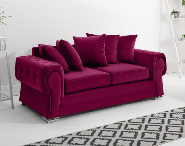 Verona Plush 3+2 Scatterback