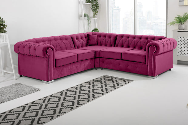 Olympia   Chesterfield - Corner - Extra Cushion