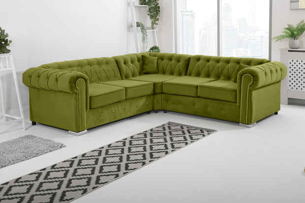 Olympia   Chesterfield - Corner - Extra Cushion