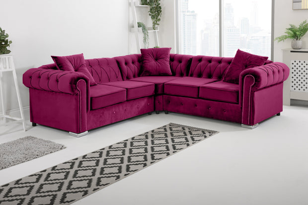 Olympia   Chesterfield - Corner - Extra Cushion