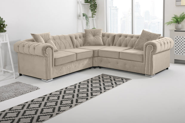 Olympia   Chesterfield - Corner - Extra Cushion