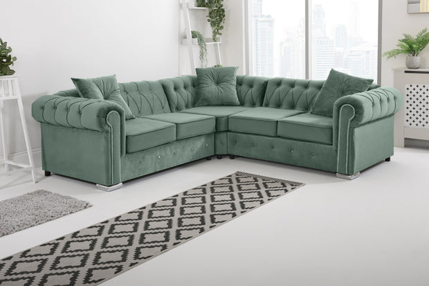 Olympia   Chesterfield - Corner - Extra Cushion