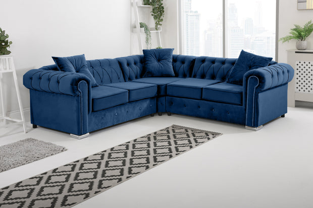 Olympia   Chesterfield - Corner - Extra Cushion