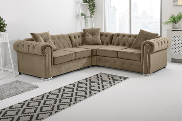 Olympia   Chesterfield - Corner - Extra Cushion
