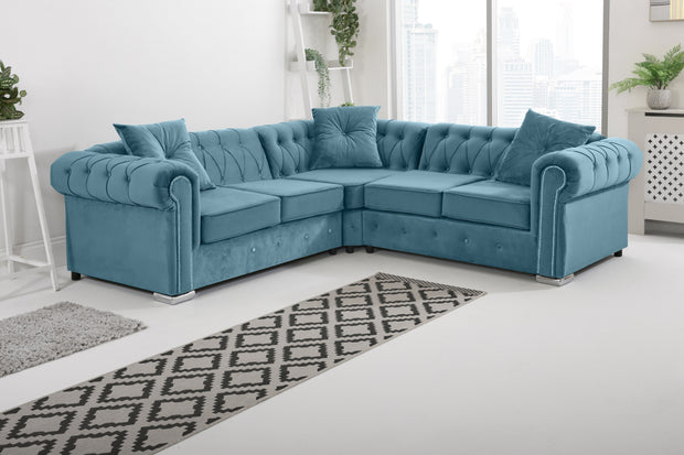 Olympia   Chesterfield - Corner - Extra Cushion