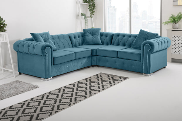 Olympia   Chesterfield - Corner - Extra Cushion