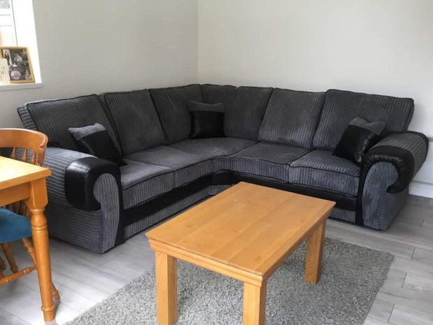 2c2 Tango Jumbo Cord 5 Seater Corner