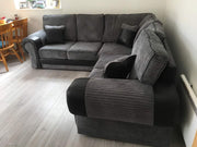 2c2 Tango Jumbo Cord 5 Seater Corner