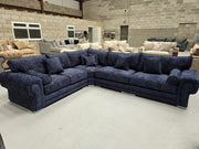 Verona Corner Sofa - Midnight Alaska Fabric | sofa hub