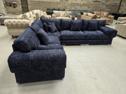 Verona Corner Sofa - Midnight Alaska Fabric | sofa hub