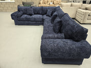 Verona Corner Sofa - Midnight Alaska Fabric | sofa hub