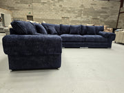 Verona Corner Sofa - Midnight Alaska Fabric | sofa hub