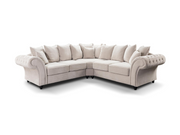Windsor Large Corner Sofa Cream Aston Fabric